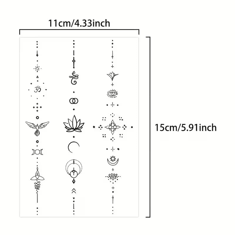 TATUAJE DELINEADO FLOR DE LOTO