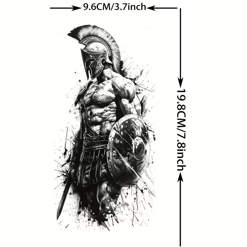 TATUAJE GUERRERO ESPARTANO