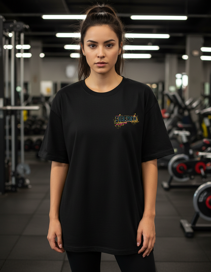 POLERA GYM OVERSIZE · NEZUKO SUBLIMINK · DEMON SLAYER