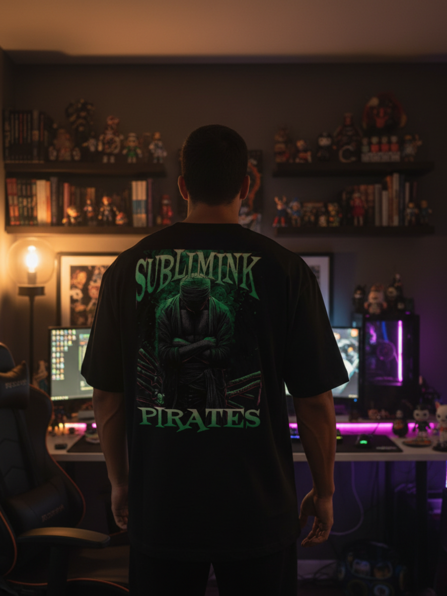 POLERA GYM OVERSIZE · ZORO SUBLIMINK · ONE PIECE