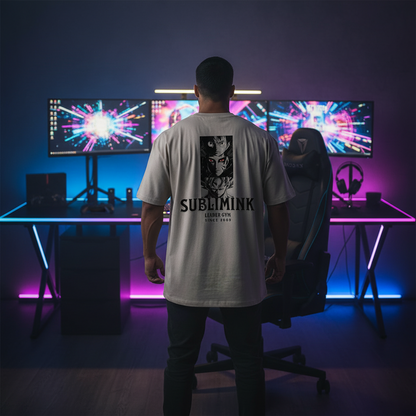 POLERA GYM OVERSIZE · NARUTO+MADARA+LUFFY · SUBLIMINK ·