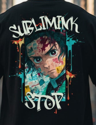 POLERA GYM OVERSIZE · (SUBLIMINK · DEMON SLAYER )