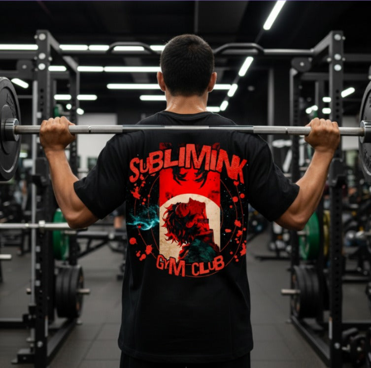 POLERA GYM OVERSIZE · (SUBLIMINK · DEMON SLAYER)