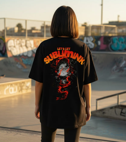 POLERA GYM OVERSIZE · (SUBLIMINK · DEMON SLAYER)